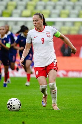 Gdansk 05.06.2026. Women s football match in the 2027 World Cup qualifiers between Poland and France in Gdansk, Poland --- Eliminacje do Mistrzostwa Swiata Kobiet w pilce noznej: Polska - Francja Persons Shown : Ewa Pajor Fot. Marcin Gadomski Arena Akcji NEWSPIX.PL --- newspix.pl 