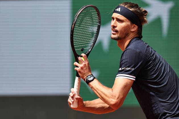 Alexander Zverev, GER, during semifinal of 2026 French Open at Roland Garros, Paris, 05 06 2026; -