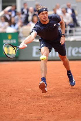 Alexander Zverev, GER, during semifinal of 2026 French Open at Roland Garros, Paris, 05 06 2026; -