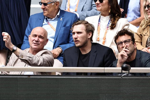 Andre Agassi, USA, during semifinal (Zverev match) of 2026 French Open at Roland Garros, Paris, 05 06 2026; -