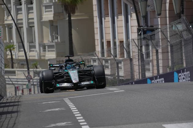Formel 1 Louis Vuitton Grand Prix Monaco 2026 05.06.2026, Circuit de Monaco, Monte Carlo, Formel 1 Louis Vuitton Grand Prix Monaco 2026 ,im Bild George Russell (GBR), Mercedes-AMG Petronas Formula One Team