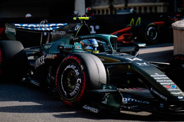 F1 - MONACO GRAND PRIX 2026 14 ALONSO Fernando (spa), Aston Martin F1 Team AMR26, action during the Formula 1 Grand Prix de Canada 2026, 6th round of the 2026 Formula One World Championship, WM, Weltmeisterschaft from June 5 to 7, 2026 on the Circuit de Monaco, in Monte-Carlo, Monaco - Monte-CarloMonaco  Copyright: xALBERTOxVIMERCATIx