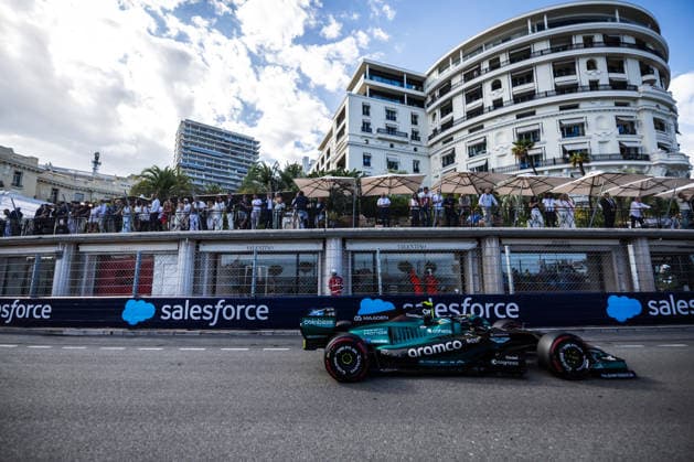 2026 Formula One Monaco Grand Prix Circuit de Monaco, Monte-Carlo, Monaco. 5.June.2026; Fernando Alonso of Spain and Aston Martin Aramco F1 Team during Free Practice 2 Formula One Monaco Grand Prix Monte-Carlo Circuit de Monaco Monaco Copyright: xJayxHiranox