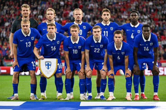 FOOTBALL - Friendly - Hungary vs Finland Photo by IPA ABACAPRESS.COM85363310 - Finland for team photo lined up during the UEFA friendly match between Hungary vs Finland, June 5, 2026 at the Puskas Arena, Budapest, Hungary Budapest Hungary  Copyright: xIPAxSport ABACAx