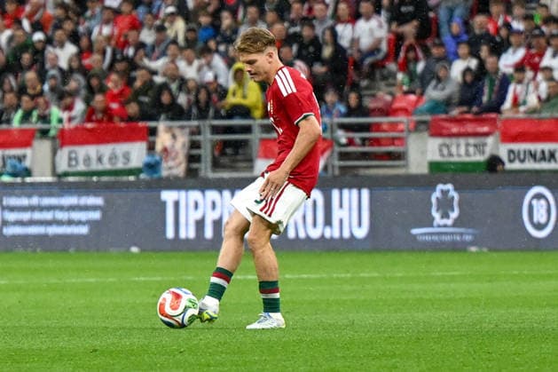 FOOTBALL - Friendly - Hungary vs Finland Photo by IPA ABACAPRESS.COM85363313 - Mark Csinger (Hungary) during the UEFA friendly match between Hungary vs Finland, 5 June 2026 at the Puskas Arena, Budapest, Hungary Budapest Hungary  Copyright: xIPAxSport ABACAx