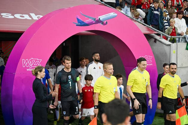 FOOTBALL - Friendly - Hungary vs Finland Photo by IPA ABACAPRESS.COM85363317 - Hungary and Finland enter the field during the UEFA friendly match between Hungary vs Finland, June 5, 2026 at the Puskas Arena, Budapest, Hungary Budapest Hungary  Copyright: xIPAxSport ABACAx