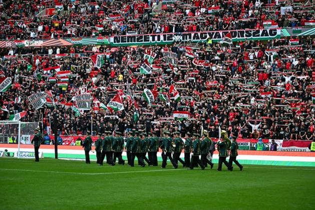 FOOTBALL - Friendly - Hungary vs Finland Photo by IPA ABACAPRESS.COM85363320 - Hungary supporters during the UEFA friendly match between Hungary vs Finland, June 5, 2026 at the Puskas Arena, Budapest, Hungary Budapest Hungary  Copyright: xIPAxSport ABACAx