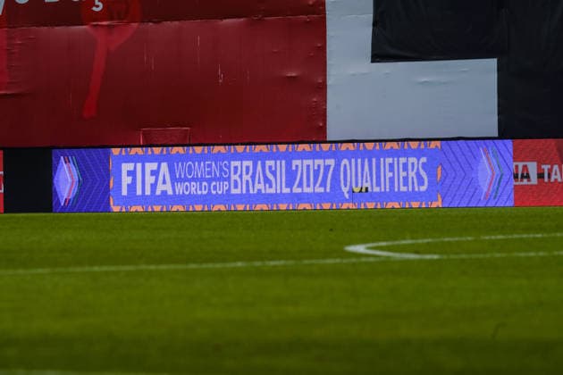 Turkey v Norhern Ireland - FIFA Women s World Cup 2027 Qualifier FIFA Women s World Cup Brasil 2027 branding is displayed during the 2027 FIFA Women s World Cup Qualifier between Turkiye and Northern Ireland at Pendik Stadium on June 5, 2026, in Istanbul, Turkey. Istanbul Istanbul Turkey  Copyright: xYagizxGurtugx originalFilename:gurtug-turkiyev260605_npcza.jpg