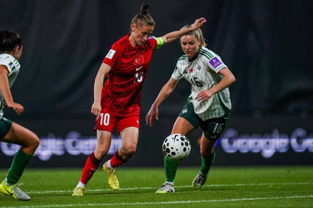 Turkey v Norhern Ireland - FIFA Women s World Cup 2027 Qualifier Ebru Topcu of Turkey is in action during the 2027 FIFA Women s World Cup Qualifier between Turkey and Northern Ireland at Pendik Stadium on June 5, 2026, in Istanbul, Turkey. Istanbul Istanbul Turkey  Copyright: xYagizxGurtugx originalFilename:gurtug-turkiyev260605_npzDq.jpg