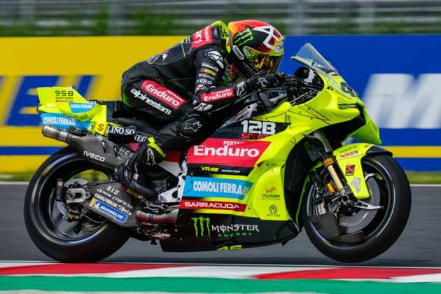 Free practice before MotoGP Grand Prix of Hungary at the Balaton Park circuit, Balaton, Hungary. June 05 2026 In picture: Fabio Di Giannantonio Entrenamientos libres previos al Gran Premio de MotoGP de Hungria en el Circuito Balaton Park de Balaton, Hungria, 05 de Junio de 2026 POOL MotoGP.com Cordon Press Images will be for editorial use only. Mandatory credit: MotoGP.com Cordon Press Cordon Press 