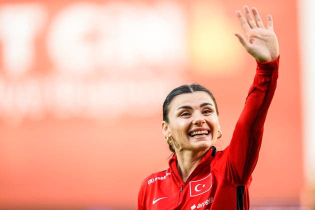 Turkey v Norhern Ireland - FIFA Women s World Cup 2027 Qualifier Selda Akgoz of Turkey smiles during the 2027 FIFA Women s World Cup Qualifier between Turkey and Northern Ireland at Pendik Stadium on June 5, 2026, in Istanbul, Turkey. Istanbul Istanbul Turkey  Copyright: xYagizxGurtugx originalFilename:gurtug-turkiyev260605_npC6n.jpg