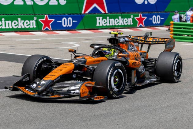 MONTE-CARLO, MONACO - JUNE 05: Lando Norris (1) of Great Britain and McLaren Mastercard F1 Team during FP1 on June 5, 2026 at the Circuit de Monaco in Monte-Carlo, Monaco. (Photo by Bob Kupbens Icon Sportswire) AUTO: JUN 05 F1 Monaco Grand Prix EDITORIAL USE ONLY Icon2606051431