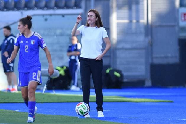 FOOTBALL - FIFA World Cup, WM, Weltmeisterschaft, Fussball - Qualifiers - Italy vs Serbia Photo by IPA ABACAPRESS.COM85370605 - Head coach of Serbia Lidija Stojkanovic during Qualifiers - Italy vs Serbia, FIFA World Cup match in Pisa, Italy, June 05 2026 Pisa Italy  Copyright: xIPAxSport ABACAx
