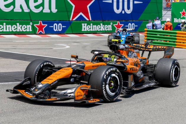 MONTE-CARLO, MONACO - JUNE 05: Lando Norris (1) of Great Britain and McLaren Mastercard F1 Team during FP1 on June 5, 2026 at the Circuit de Monaco in Monte-Carlo, Monaco. (Photo by Bob Kupbens Icon Sportswire) AUTO: JUN 05 F1 Monaco Grand Prix EDITORIAL USE ONLY Icon2606051601