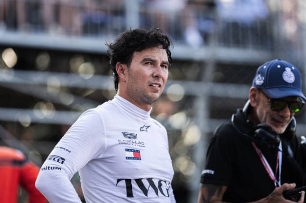 Circuit de Monaco, Monte-Carlo, Monaco. 5.June.2026; Sergio Perez of Mexico and Cadillac Formula 1 Team during Free Practice 2 Formula One Monaco Grand Prix  aflo_333383131 JayxHiranox