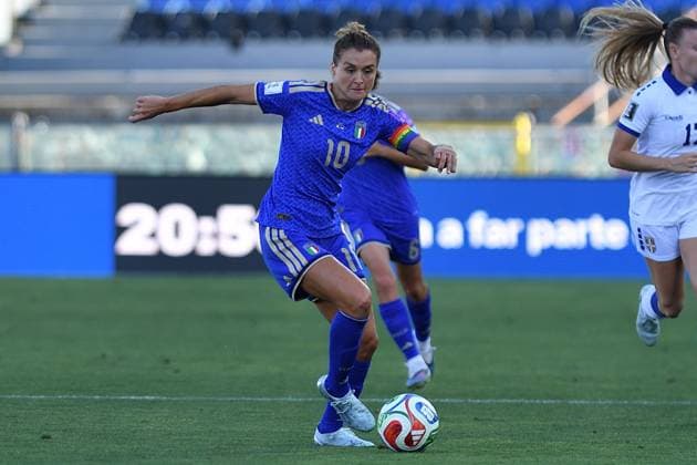 IPA85371964 - Cristiana Girelli (Italy) during Qualifiers - Italy vs Serbia, FIFA World Cup, WM, Weltmeisterschaft, Fussball match in Pisa, Italy, June 05 2026  Copyright: xGabrielexMasotti IPAxSportx xx 85371964