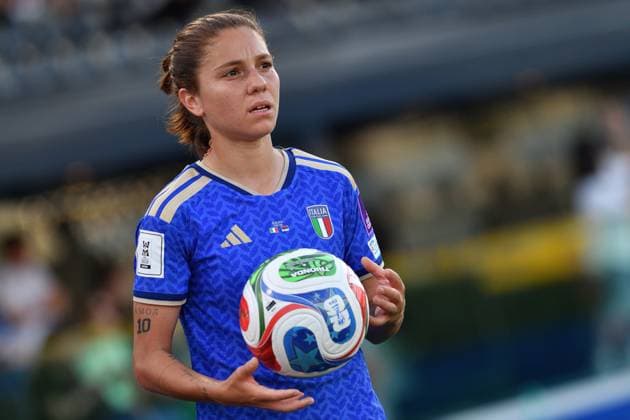 IPA85371987 - Manuela Giugliano (Italy) during Qualifiers - Italy vs Serbia, FIFA World Cup, WM, Weltmeisterschaft, Fussball match in Pisa, Italy, June 05 2026  Copyright: xGabrielexMasotti IPAxSportx xx 85371987