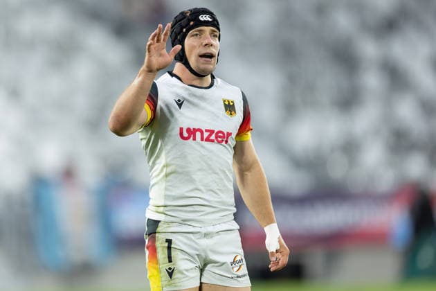 Neuseeland - Deutschland, SVNS Rugby World Championship, WM, Weltmeisterschaft Felix Hufnagel (Deutschland, 1). Zweites Gruppenspiel der deutschen Mannschaft gegen die All Blacks Sevens aus Neuseeland. Drittes Turnier der SVNS World Championship, Siebener-Rugby WM vom 5. bis 7. Juni 2026 in Bordeaux (Frankreich). Tag 1, Gruppenspiele am 5. Juni 2026., Bordeaux Region Nouvelle-Aquitaine Frankreich Stade Atlantique