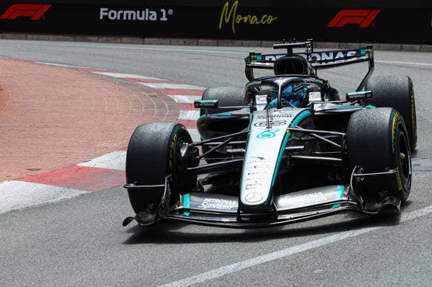 June 5, 2026, Monte-Carlo, Monaco, Monaco: GEORGE RUSSELL of Mercedes during the Free Practice 1 (FP1) of the Formula 1 Grand Prix of Monaco 2026. Monte-Carlo Monaco - ZUMAc179 20260605_zep_c179_187 Copyright: xMickaelxChavetx