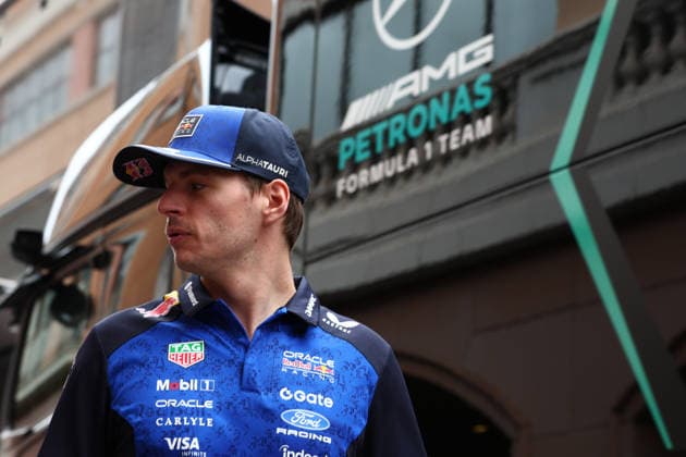 June 5, 2026, Monte-Carlo, Monaco, Monaco: MAX VERSTAPPEN arrives for the Free Practice 1 (FP1) of the Formula 1 Grand Prix of Monaco 2026. F1 2026: GP Monaco  - ZUMAc179 20260605_zep_c179_329 Copyright: xMickaelxChavetx