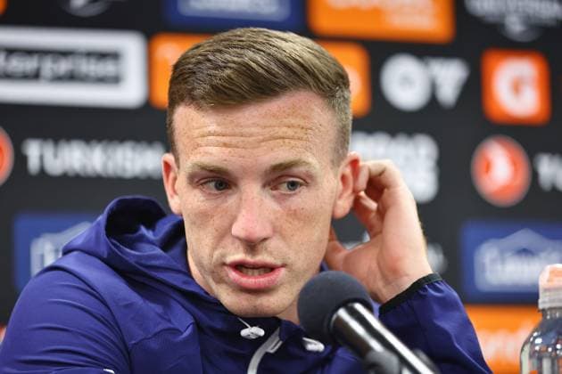 Lewis Ferguson of Scotland Scotland press conference, PK, Pressekonferenz 2026 FIFA World Cup, WM, Weltmeisterschaft, Fussball Football, Sports Illustrated Stadium, New Jersey, USA - 05 Jun 2026New Jersey Sports Illustrated Stadium United States of America EDITORIAL USE ONLY No use with unauthorised audio, video, data, fixture lists, club league logos or live services. Online in-match use limited to 120 images, no video emulation. No use in betting, games or single club league player publications. Copyright: xMichaelxZemanek Shutterstockx 16906921t