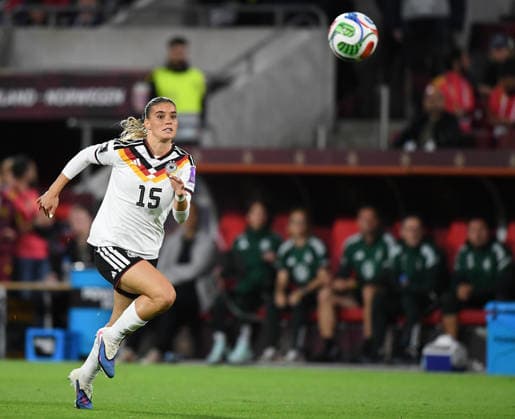 05.06.2026, xophax, Fussball , Köln , Cologne, Germany , Norway , Rhein Energie Stadion Koeln. Fussball - Länderspiel : Deutschland gegen Norwegen. Selina Cerci ( Deutschland ) Köln