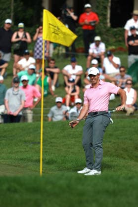 The Memorial Tournament DUBLIN, OHIO - JUNE 05: Rory McIlroy reacts to his putt on the 18th green during the second round of The Memorial Tournament presented by Workday at Muirfield Village Golf Club in Dublin, Ohio, USA on Friday, June 5, 2026. Dublin Ohio United States  Copyright: xJorgexLemusx originalFilename:lemus-thememor260605_npfIh.jpg