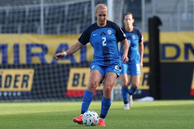 05.June. 2026 – SOCCER – UEFA Women s European Qualifiers, Austria (W) vs Slovenia (W) Lana Golob (Slovenia) is in action VIENNA VIENNA, AUSTRIA – Sportclub-Platz Dornbach Sportclub-Platz Dornbach AUSTRIA