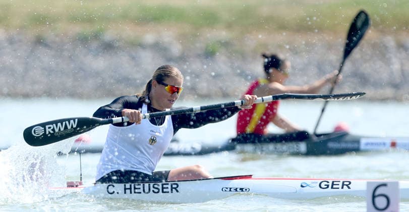 09.05.2026 Szeged(Hungary) ICF Canoe Sprint world cup K1 Women 1000m final Caroline HEUSER Germany :