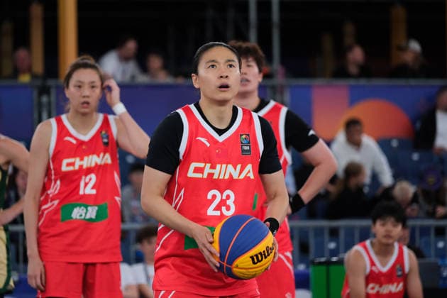 June 5, 2026, Warsaw, Masovian Voivodeship, Poland: China s LILI WANG (23) takes a free throw during a FIBA 3x3 Basketball World Cup women s last 16 game between Australia and China in Warsaw, Poland. Basketball 2026: FIBA 3x3 World Cup Women s Last 16: Australia 21:11 China  - ZUMAk204 20260605_zip_k204_034 Copyright: xRomanxKozielx