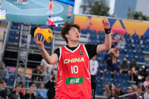 June 5, 2026, Warsaw, Masovian Voivodeship, Poland: China s ZHITING ZHANG (10) in action during a FIBA 3x3 Basketball World Cup women s last 16 game between Australia and China in Warsaw, Poland. Basketball 2026: FIBA 3x3 World Cup Women s Last 16: Australia 21:11 China  - ZUMAk204 20260605_zip_k204_037 Copyright: xRomanxKozielx