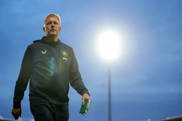 Fußball, Testspiel, Kanada - Irland International Friendly, Länderspiel, Nationalmannschaft Stade Saputo, MontrÃ Heimir Hallgrimsson dejected at half time 6 6 2026  Copyright: x INPHO RyanxByrnex RB2_9502