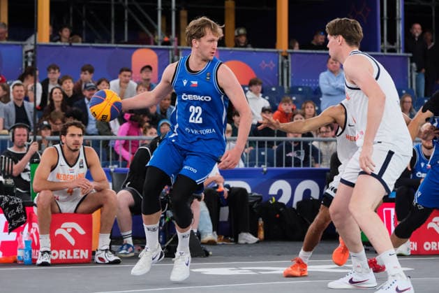 June 5, 2026, Warsaw, Masovian Voivodeship, Poland: Czechia s ADAM RUZICKA (22) in action during a FIBA 3x3 Basketball World Cup men s last 16 game between Netherlands and Czechia in Warsaw, Poland. Warsaw Poland - ZUMAk204 20260605_zip_k204_042 Copyright: xRomanxKozielx