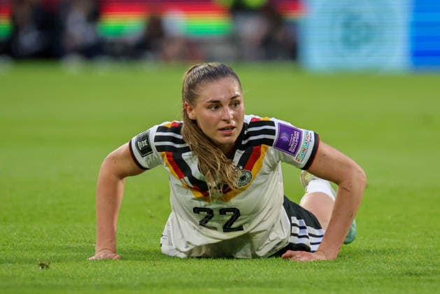 Köln, Deutschland: 05.06. 2026 - WM Qualifikationsspiel Deutschland vs. Norwegen Im Bild: Jule Brand (Deutschland) Copyright: HMBxMedia MadeleinexFantini