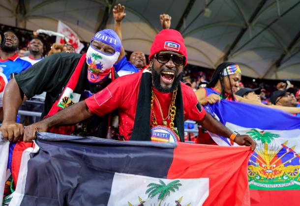 International soccer friendly - Haiti vs Peru People cheer on their team during the International soccer friendly between Haiti and Peru in Miami, Florida, USA, 05 June 2026. MIAMI FLORIDA United States  Copyright: xCRISTOBALxHERRERA-ULASHKEVICHx