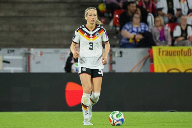 Köln, Deutschland: 05.06. 2026 - WM Qualifikationsspiel Deutschland vs. Norwegen Im Bild: Kathrin Hendrich (Deutschland) Copyright: HMBxMedia MadeleinexFantini