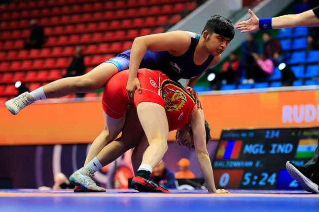 Wrestling Ranking Series Ulaanbaatar Open 59kg WW - Neha Neha (IND) df. Enkhtuvshin Baljinnyam (MGL)