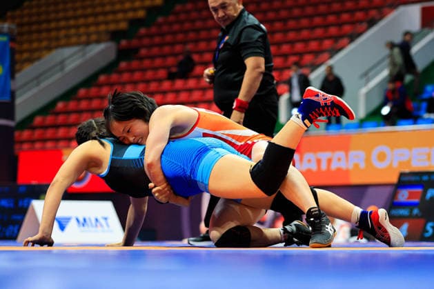 Wrestling Ranking Series Ulaanbaatar Open 59kg WW - Pyol Hong (PRK) df. Saruul Erdenebileg (MGL)