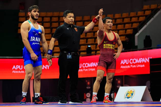 Wrestling Ranking Series Ulaanbaatar Open 63kg GR - Zholaman Sharshenbekov (KGZ) df. Erfan Behnam Jarkani (IRI)