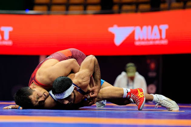 Wrestling Ranking Series Ulaanbaatar Open 63kg GR - Zholaman Sharshenbekov (KGZ) df. Sunny Kumar (IND)