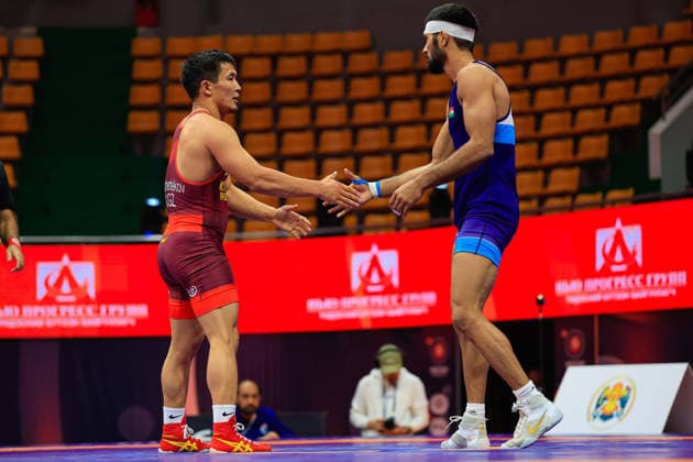 Wrestling Ranking Series Ulaanbaatar Open 63kg GR - Zholaman Sharshenbekov (KGZ) df. Sunny Kumar (IND)