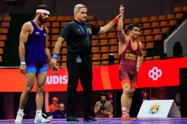 Wrestling Ranking Series Ulaanbaatar Open 63kg GR - Zholaman Sharshenbekov (KGZ) df. Sunny Kumar (IND)