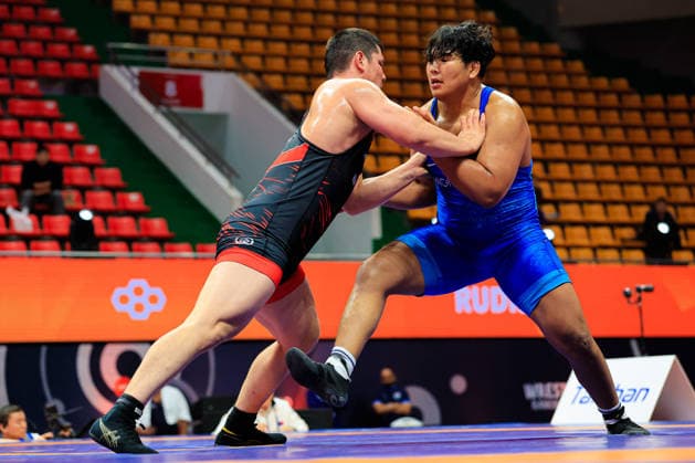 Wrestling Ranking Series Ulaanbaatar Open 130kg GR - Nambardagva Batbayar (MGL) df. Olzhas Syrlybay (KAZ)