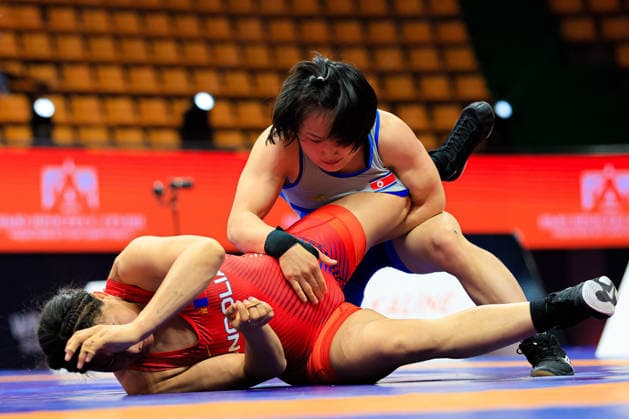 Wrestling Ranking Series Ulaanbaatar Open 59kg WW - Pyol Hong (PRK) df. Bolortuya Khurelkhuu (MGL)