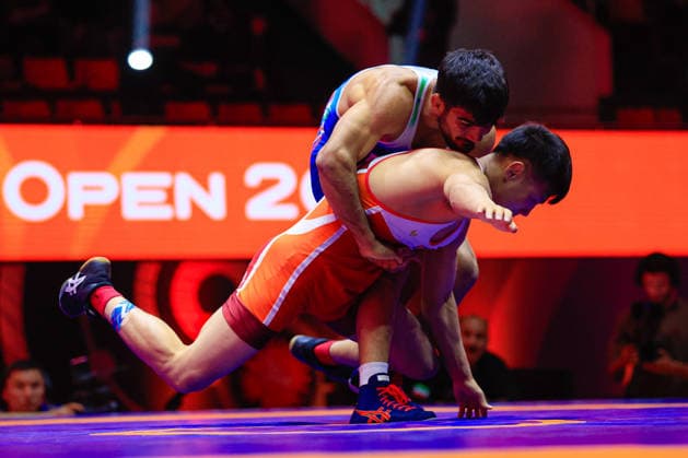 Wrestling Ranking Series Ulaanbaatar Open 60kg GR - Ali Abdollah Ahmadi Vafa (IRI) df. Yu Chol Ro (PRK)