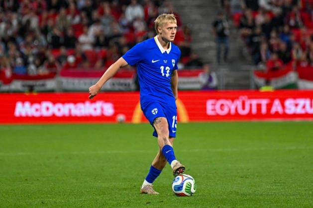 FOOTBALL - Friendly - Hungary vs Finland Photo by IPA ABACAPRESS.COM85366139 - Rony Jansson (Finland) during the UEFA friendly match between Hungary vs Finland, 5th June 2026 at the Puskas Arena, Budapest, Hungary Budapest Hungary  Copyright: xIPAxSport ABACAx
