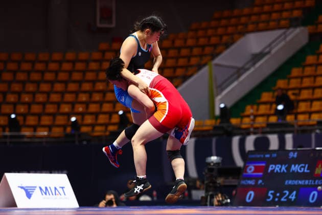 World Ranking Series Ulaanbaatar Open 59kg WW - Pyol Hong (PRK) df. Saruul Erdenebileg (MGL)
