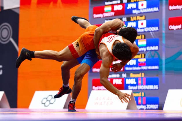 World Ranking Series Ulaanbaatar Open 60kg GR - Ali Abdollah Ahmadi Vafa (IRI) df. Sahil Sahil (IND)
