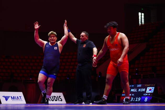 World Ranking Series Ulaanbaatar Open 130kg GR - Kim Minseok (KOR) df. Nambardagva Batbayar (MGL)