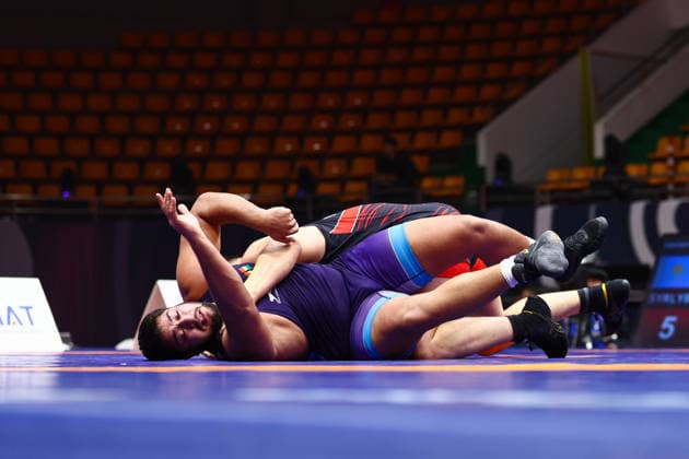 World Ranking Series Ulaanbaatar Open 130kg GR - Olzhas Syrlybay (KAZ) df. Joginder Rathee (IND)